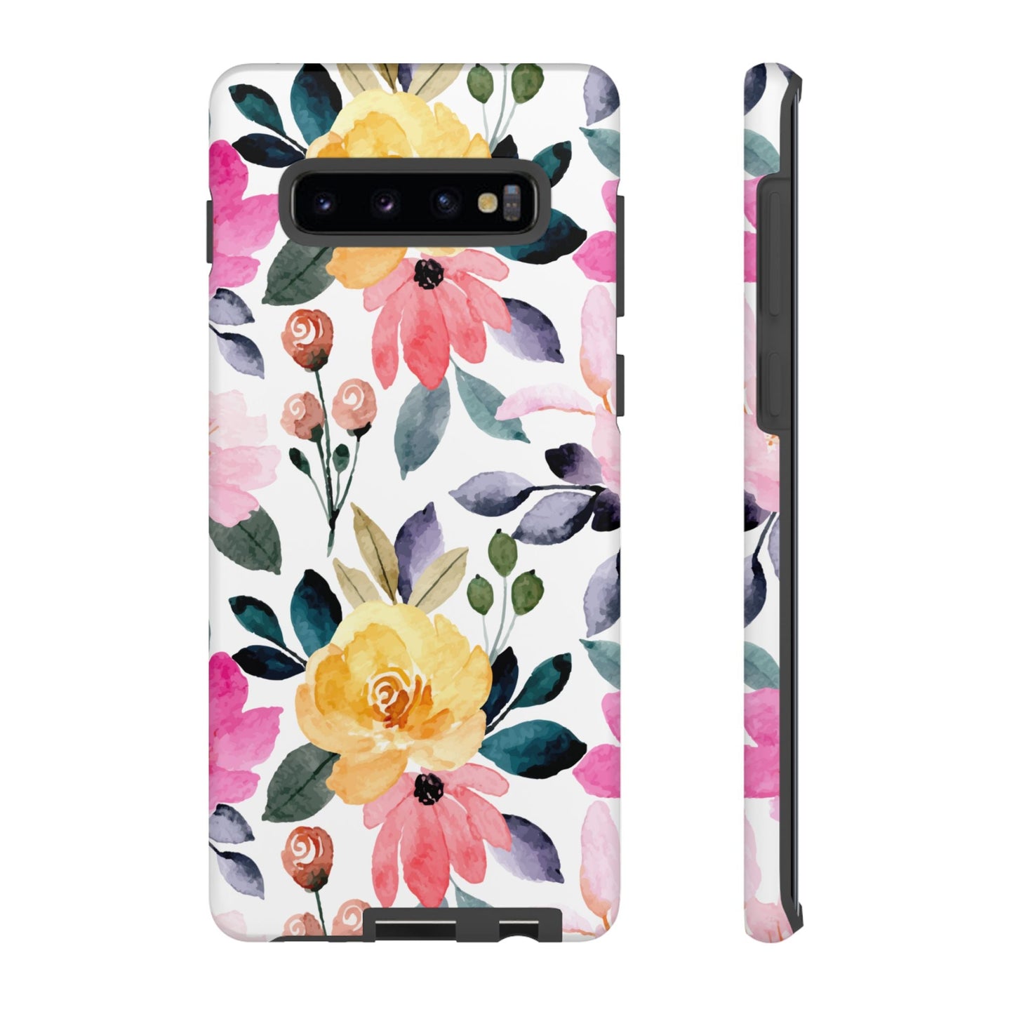 Blossoming Beauty – Samsung Galaxy Case with Watercolor Floral Design - BOGO Cases