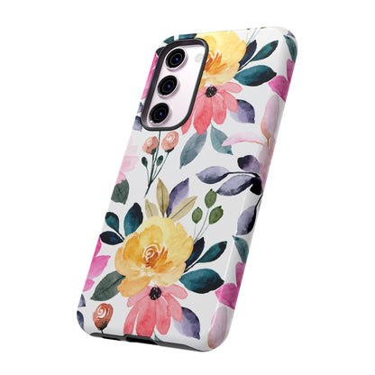 Blossoming Beauty – Samsung Galaxy Case with Watercolor Floral Design - BOGO Cases