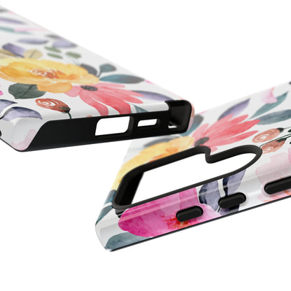 Blossoming Beauty – Samsung Galaxy Case with Watercolor Floral Design - BOGO Cases