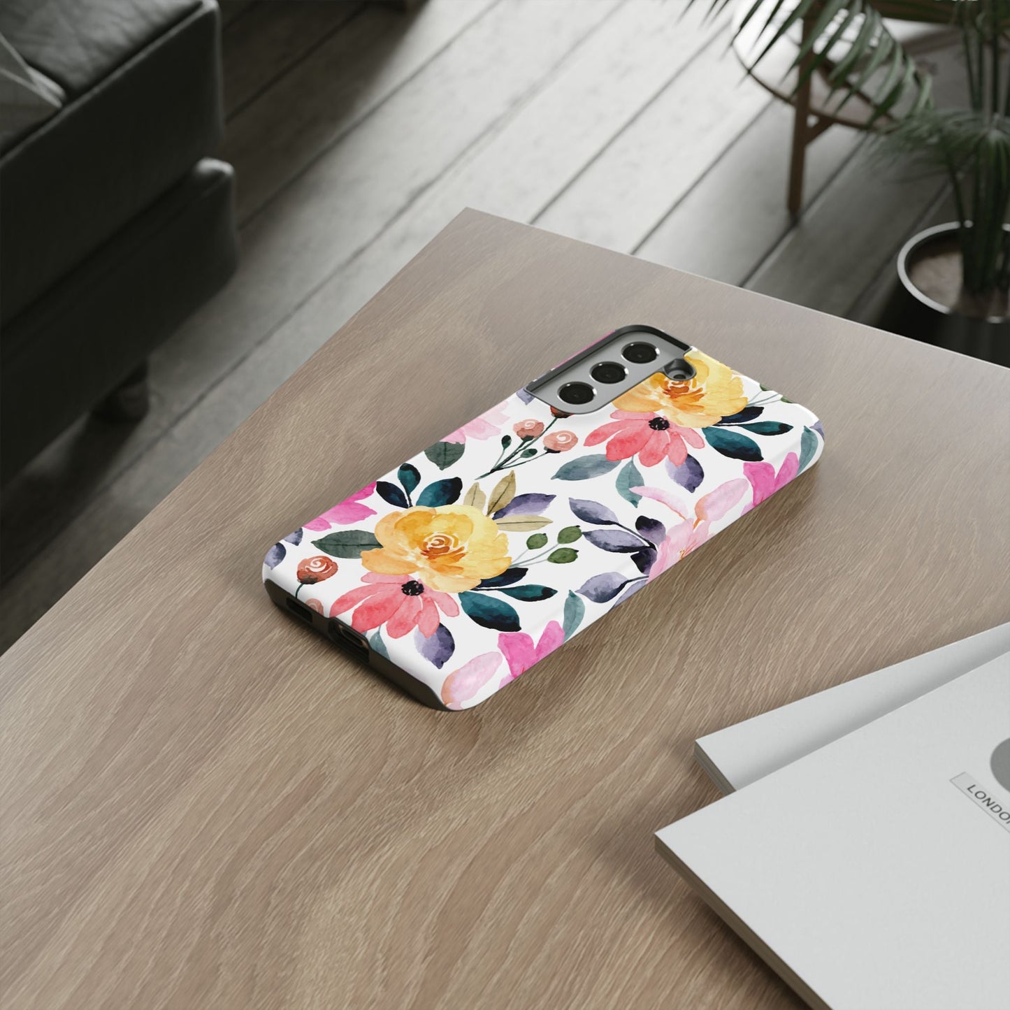 Blossoming Beauty – Samsung Galaxy Case with Watercolor Floral Design - BOGO Cases