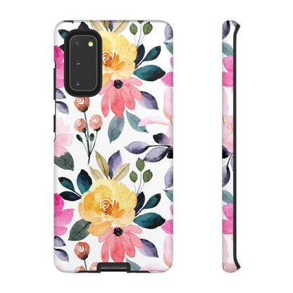 Blossoming Beauty – Samsung Galaxy Case with Watercolor Floral Design - BOGO Cases