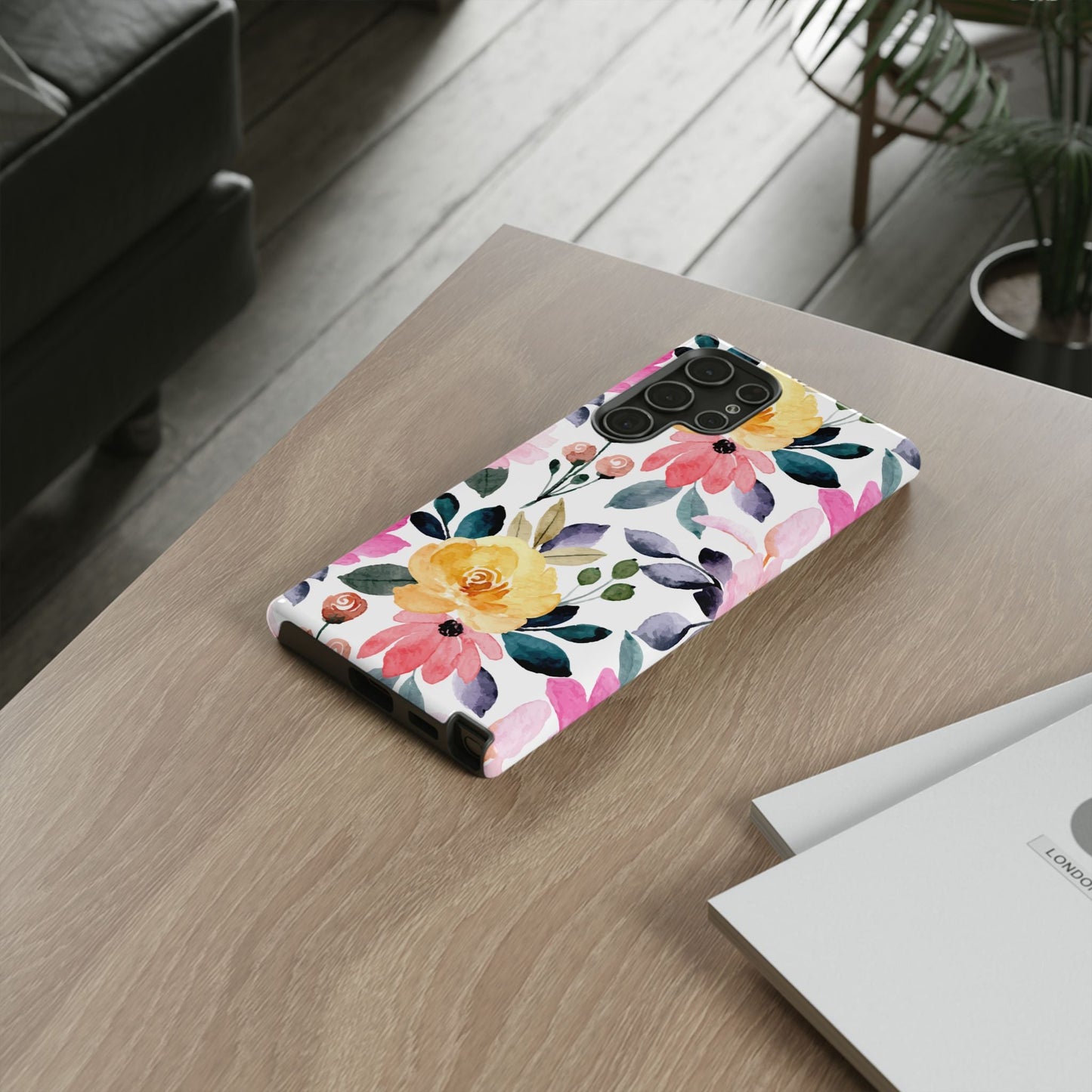 Blossoming Beauty – Samsung Galaxy Case with Watercolor Floral Design - BOGO Cases