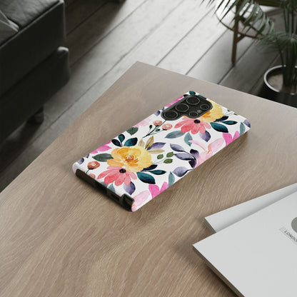 Blossoming Beauty – Samsung Galaxy Case with Watercolor Floral Design - BOGO Cases