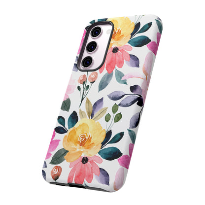 Blossoming Beauty – Samsung Galaxy Case with Watercolor Floral Design - BOGO Cases