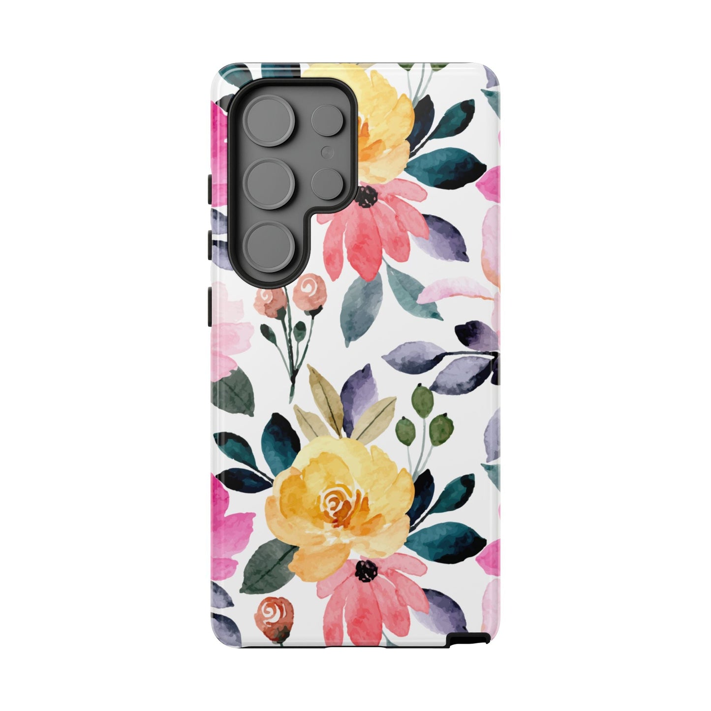 Blossoming Beauty – Samsung Galaxy Case with Watercolor Floral Design - BOGO Cases