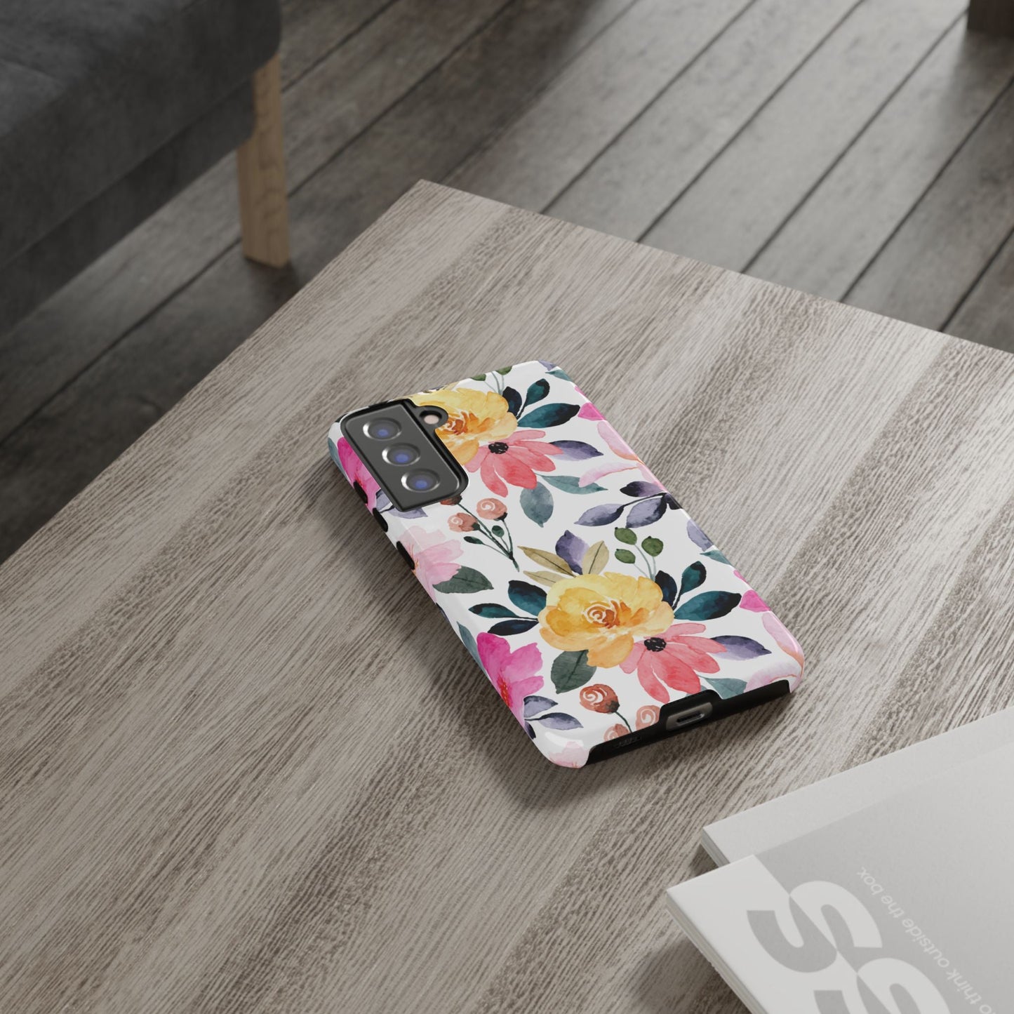 Blossoming Beauty – Samsung Galaxy Case with Watercolor Floral Design - BOGO Cases