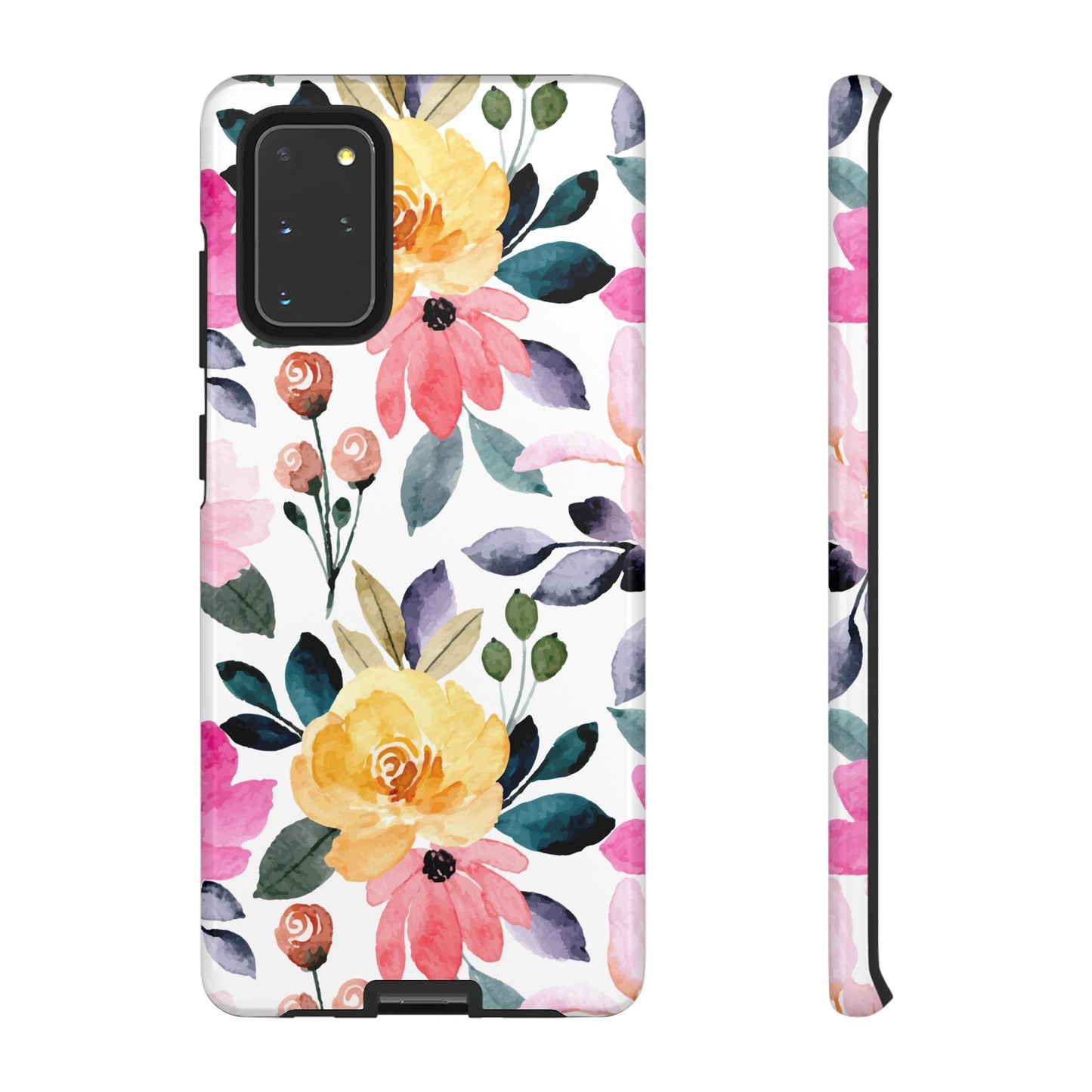 Blossoming Beauty – Samsung Galaxy Case with Watercolor Floral Design - BOGO Cases
