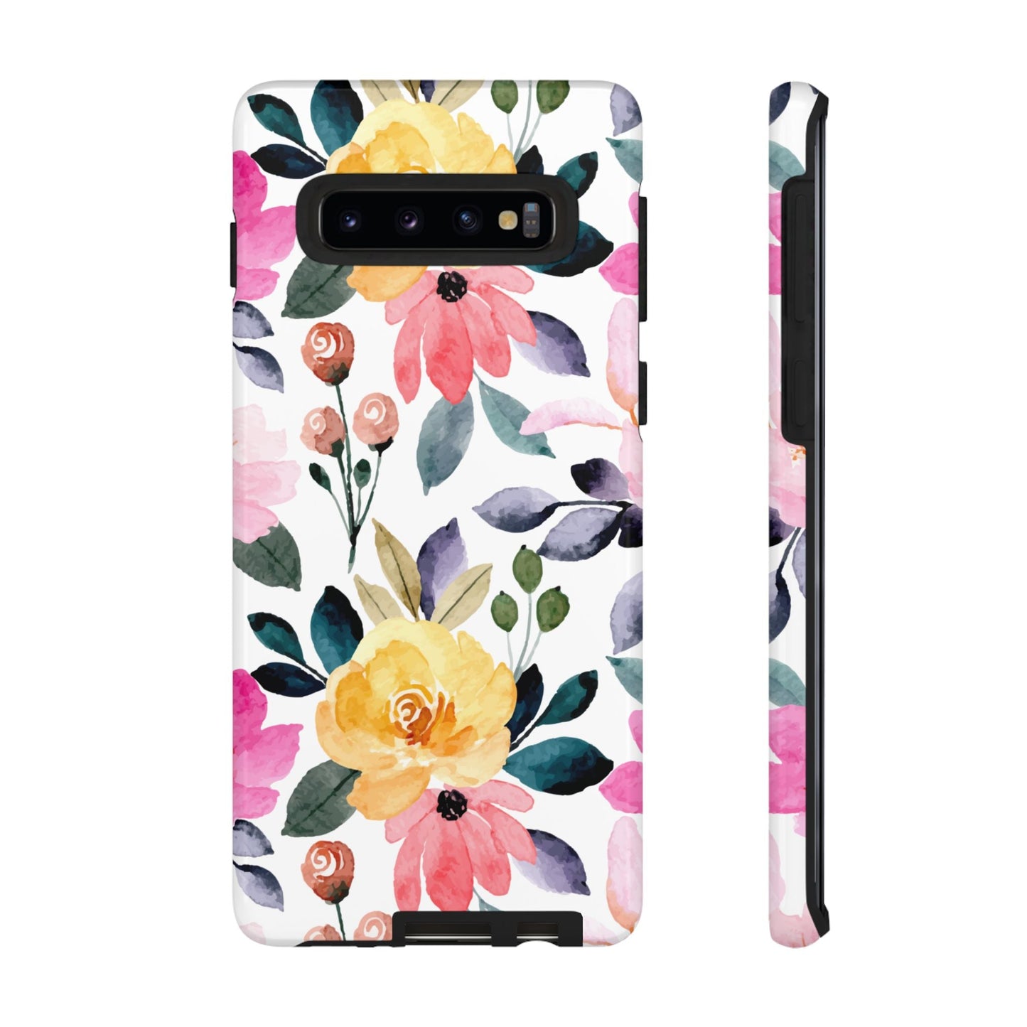 Blossoming Beauty – Samsung Galaxy Case with Watercolor Floral Design - BOGO Cases