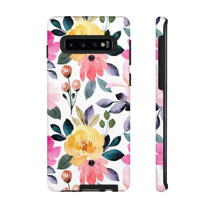 Blossoming Beauty – Samsung Galaxy Case with Watercolor Floral Design - BOGO Cases