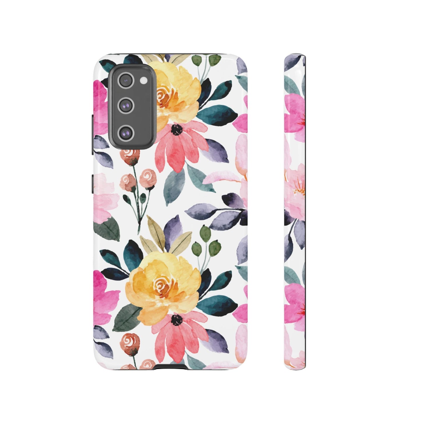 Blossoming Beauty – Samsung Galaxy Case with Watercolor Floral Design - BOGO Cases