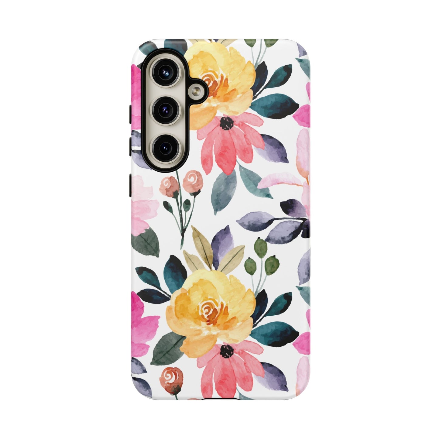Blossoming Beauty – Samsung Galaxy Case with Watercolor Floral Design - BOGO Cases