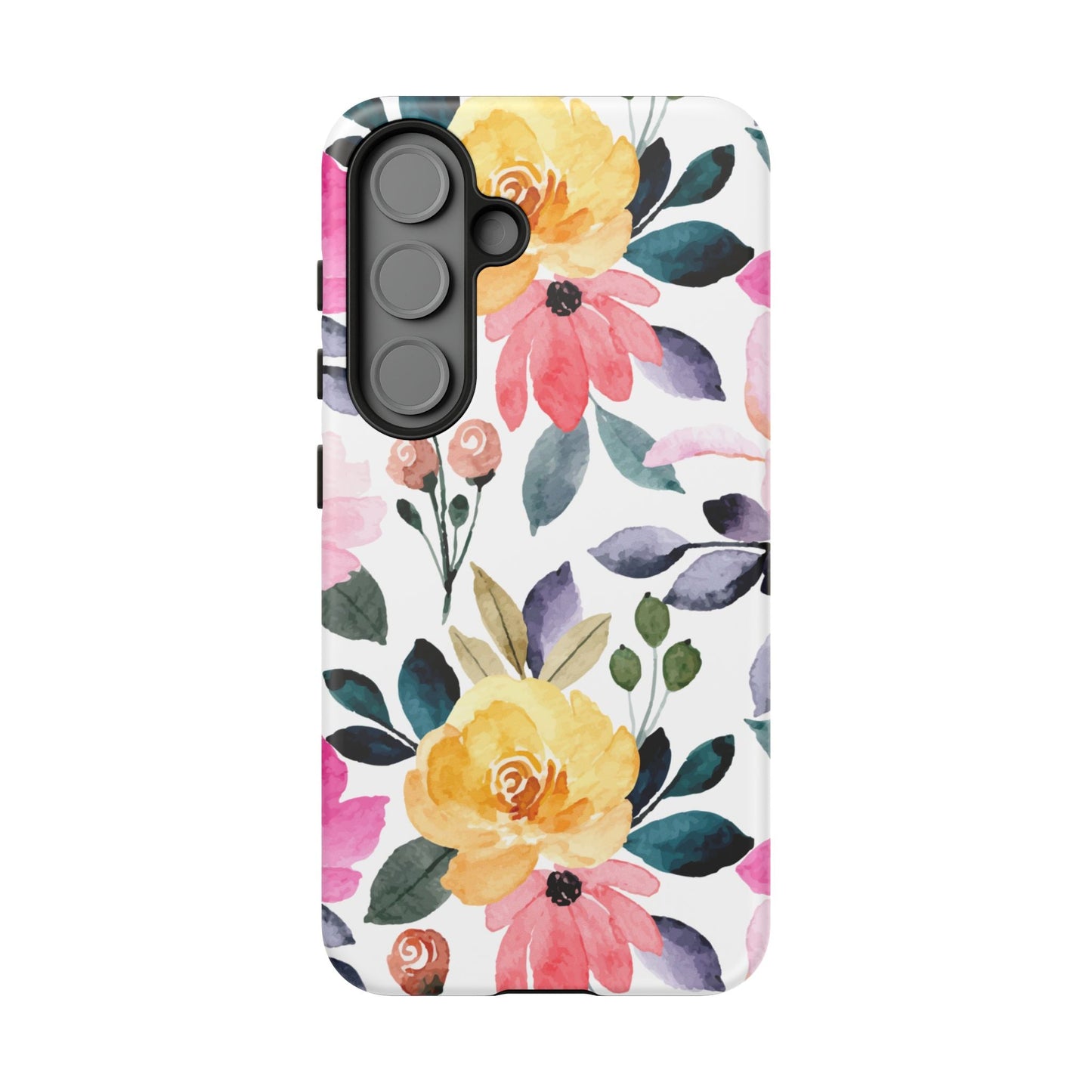 Blossoming Beauty – Samsung Galaxy Case with Watercolor Floral Design - BOGO Cases