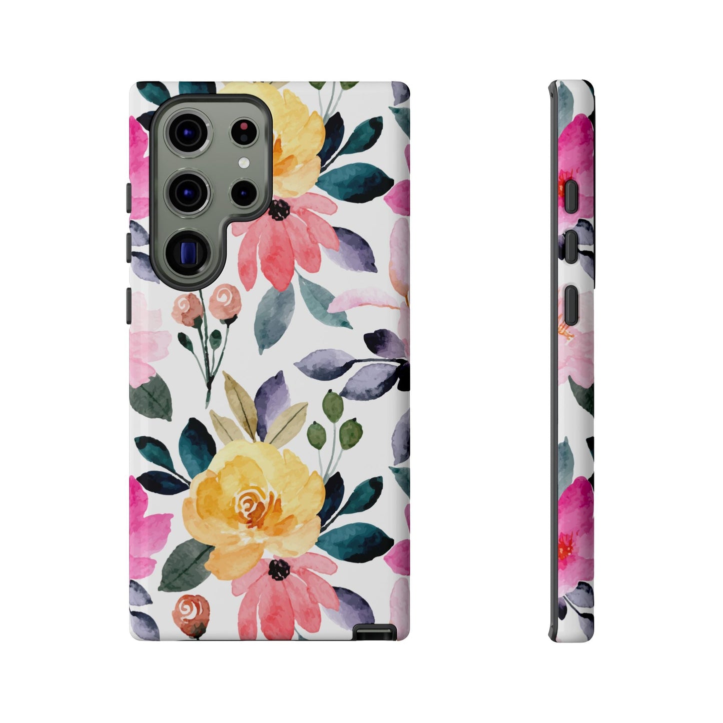 Blossoming Beauty – Samsung Galaxy Case with Watercolor Floral Design - BOGO Cases