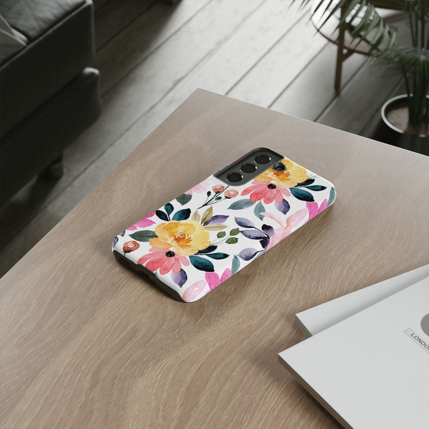 Blossoming Beauty – Samsung Galaxy Case with Watercolor Floral Design - BOGO Cases