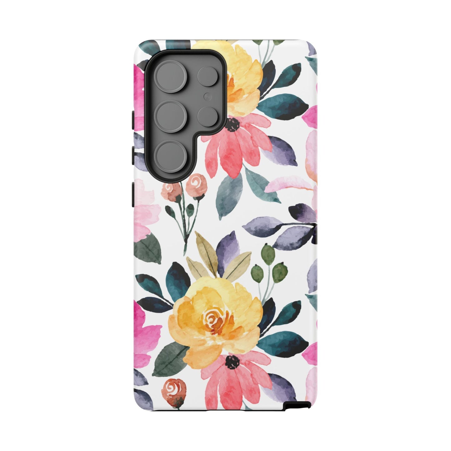 Blossoming Beauty – Samsung Galaxy Case with Watercolor Floral Design - BOGO Cases