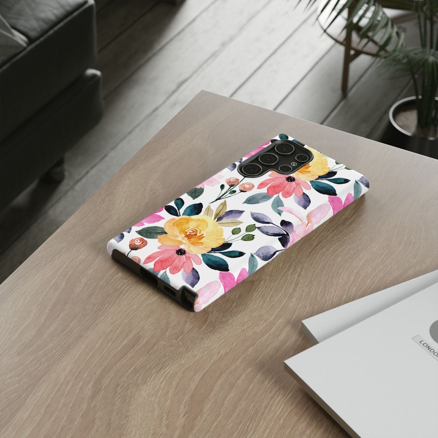 Blossoming Beauty – Samsung Galaxy Case with Watercolor Floral Design - BOGO Cases