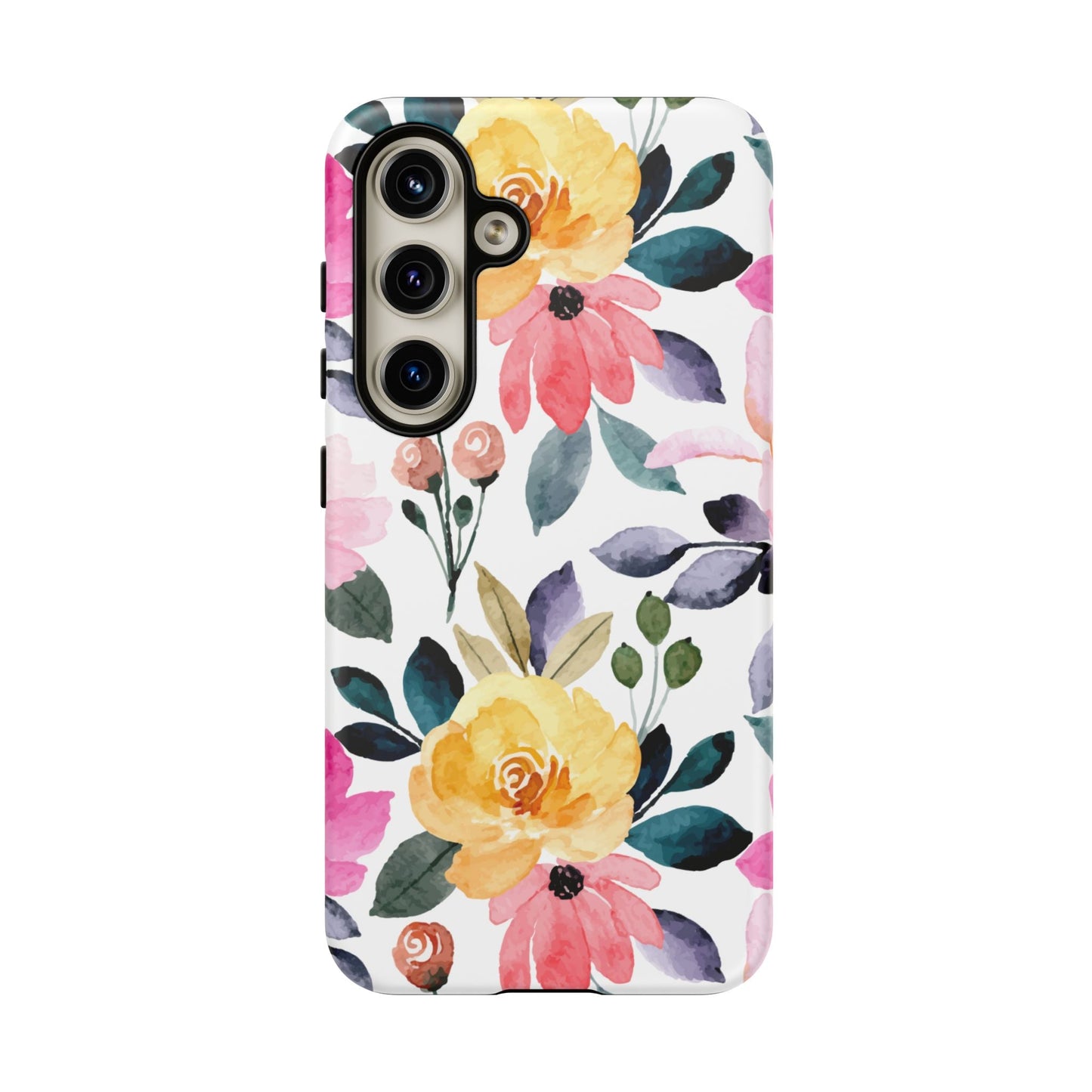 Blossoming Beauty – Samsung Galaxy Case with Watercolor Floral Design - BOGO Cases