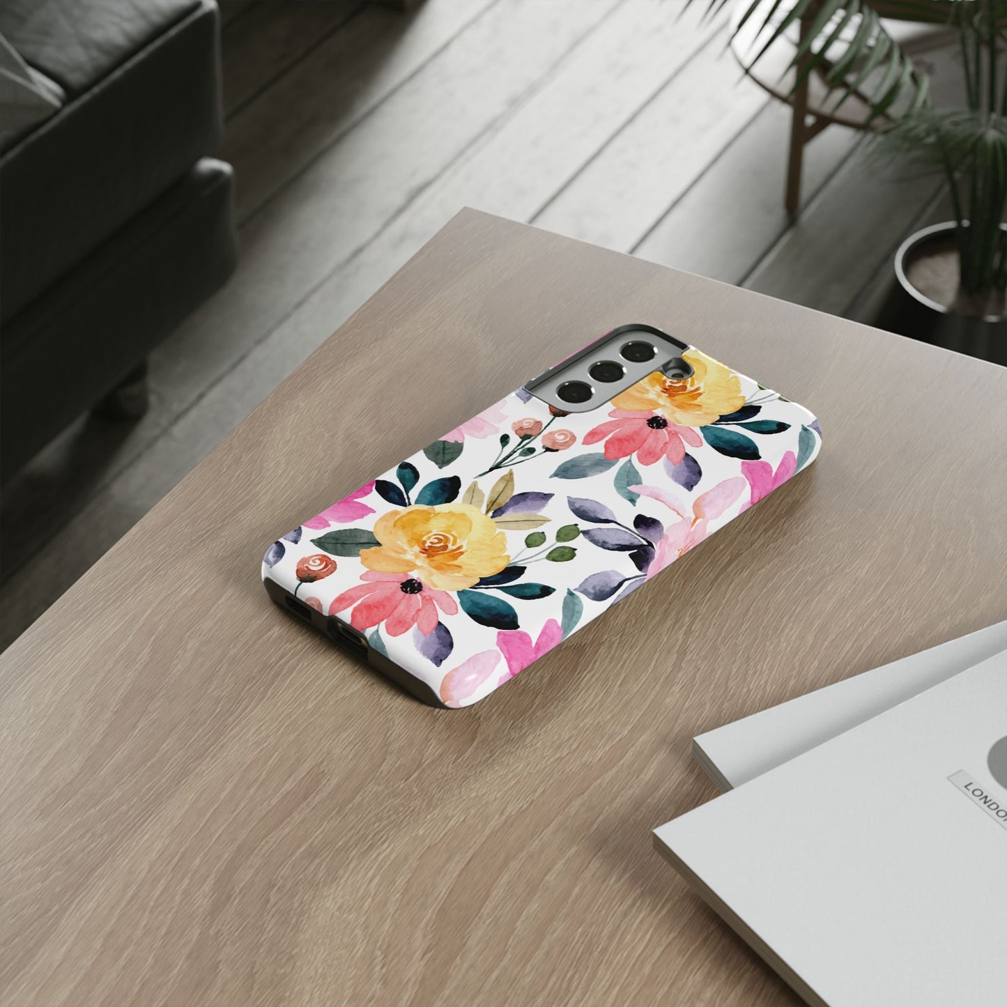 Blossoming Beauty – Samsung Galaxy Case with Watercolor Floral Design - BOGO Cases