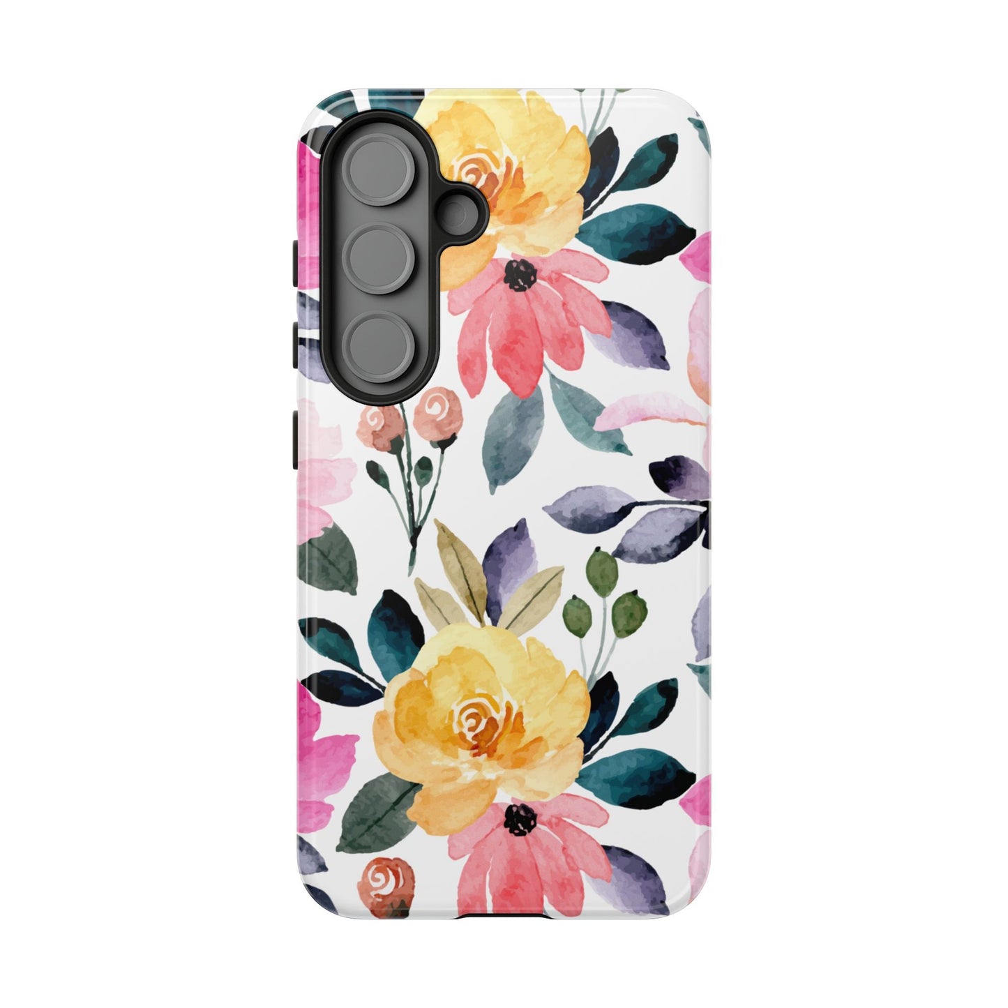 Blossoming Beauty – Samsung Galaxy Case with Watercolor Floral Design - BOGO Cases
