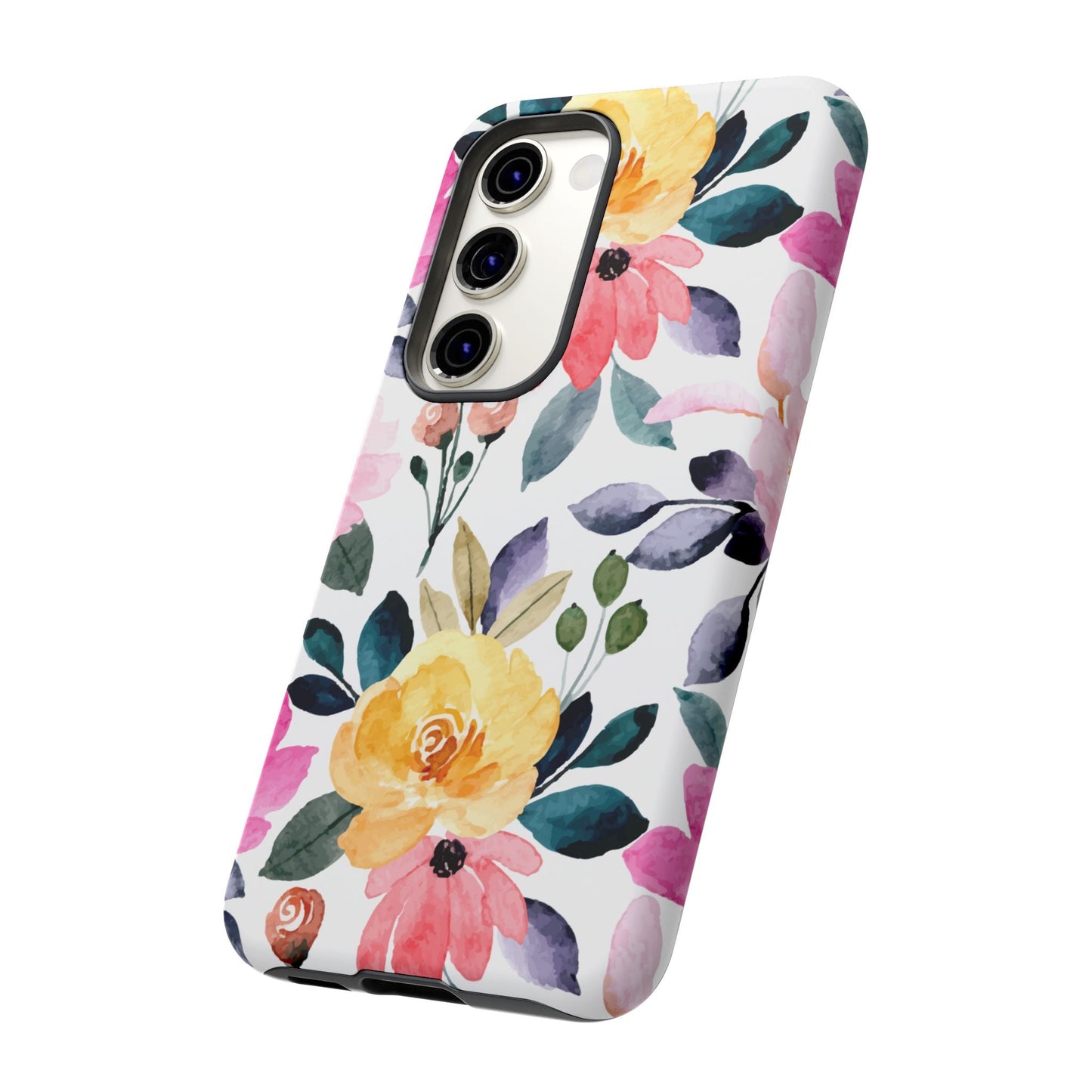 Blossoming Beauty – Samsung Galaxy Case with Watercolor Floral Design - BOGO Cases