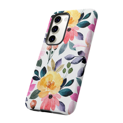 Blossoming Beauty – Samsung Galaxy Case with Watercolor Floral Design - BOGO Cases