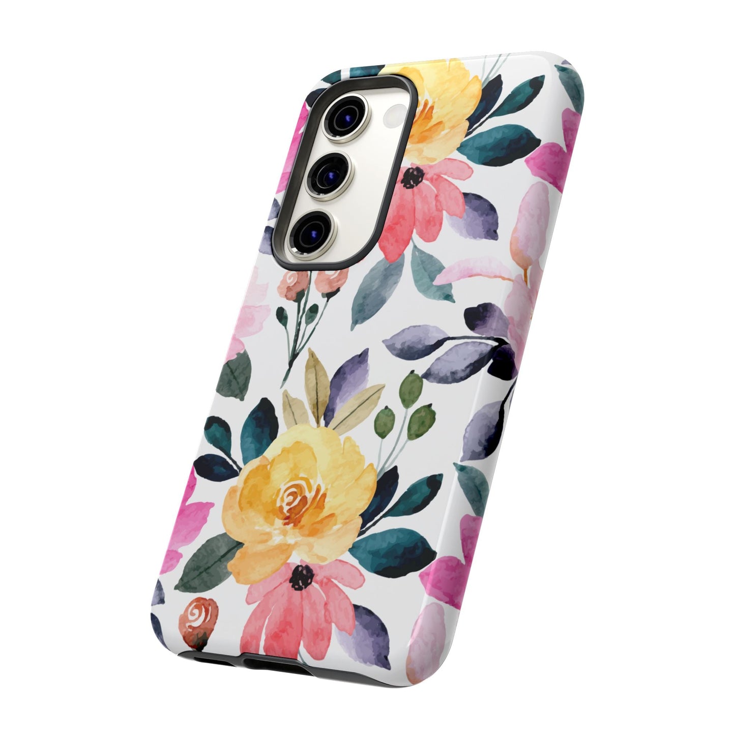 Blossoming Beauty – Samsung Galaxy Case with Watercolor Floral Design - BOGO Cases