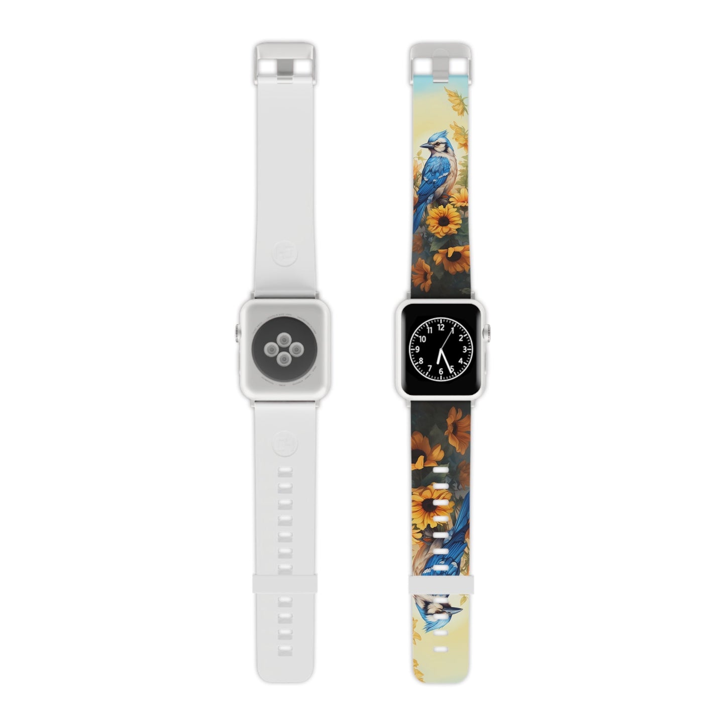 Blue Jay & Sunflowers Apple Watch Band - BOGO Cases