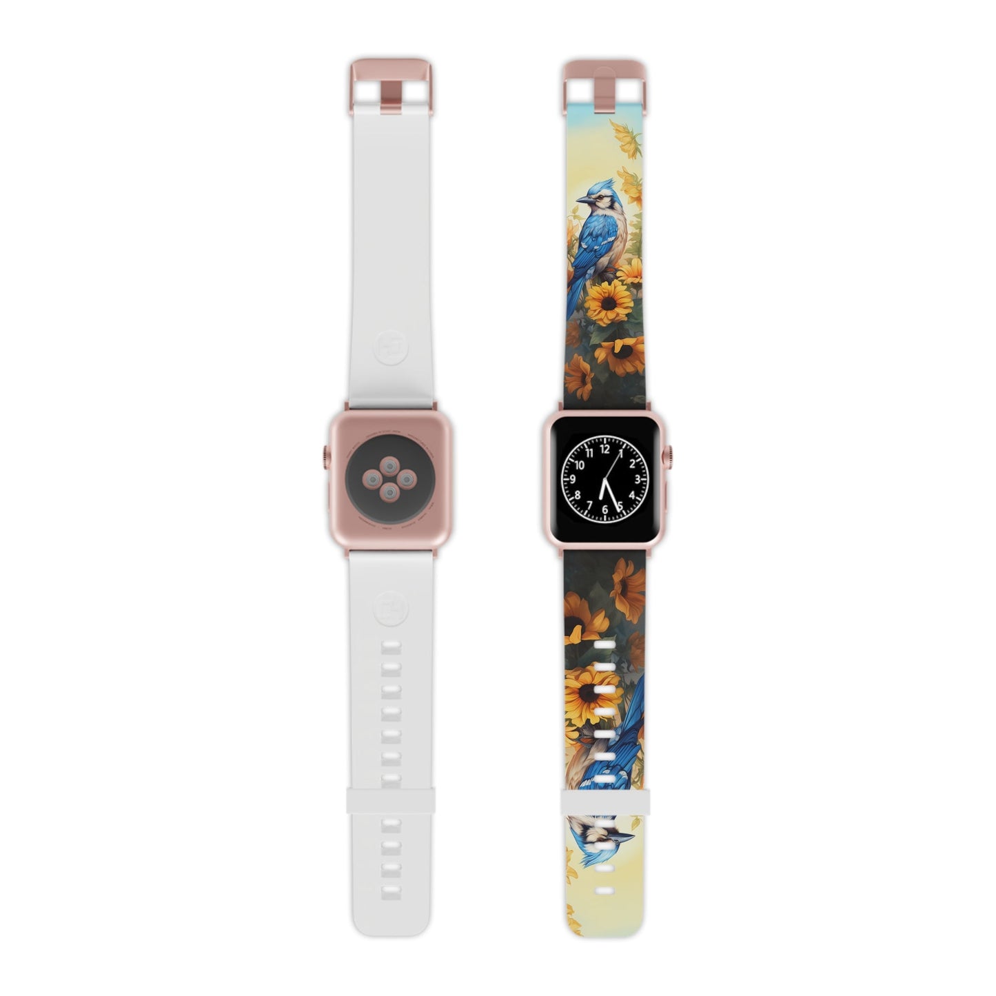 Blue Jay & Sunflowers Apple Watch Band - BOGO Cases