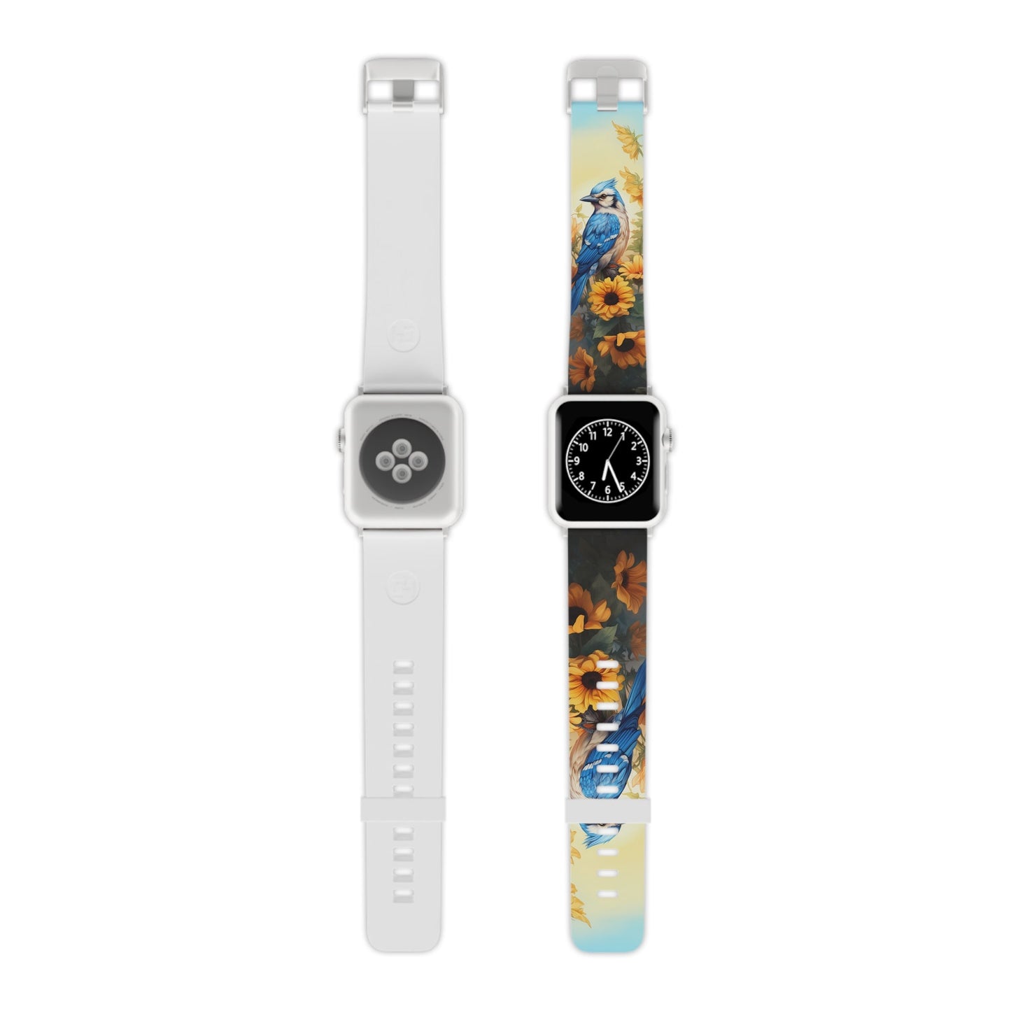 Blue Jay & Sunflowers Apple Watch Band - BOGO Cases