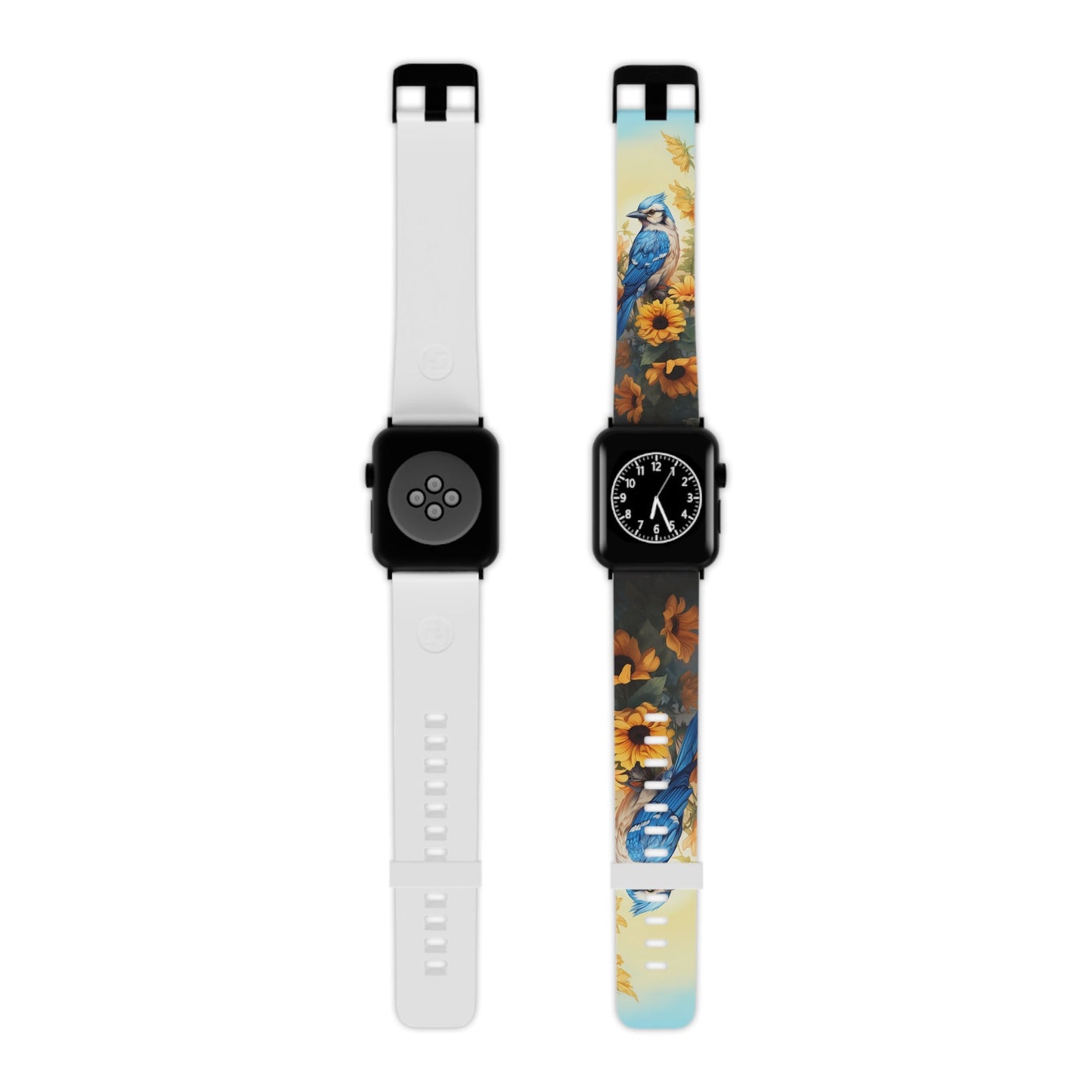 Blue Jay & Sunflowers Apple Watch Band - BOGO Cases