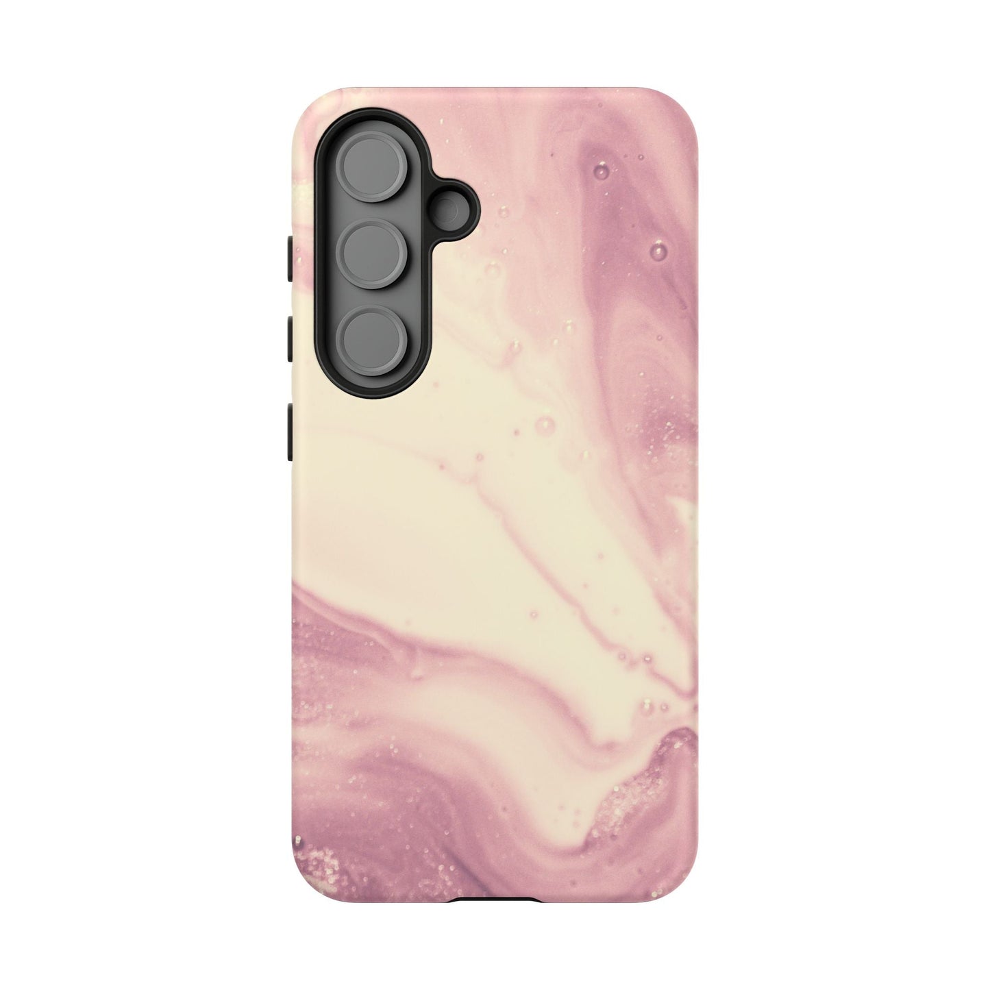 Blush Marble Glow – Samsung Galaxy Case with Rose Gold Swirl Design - BOGO Cases