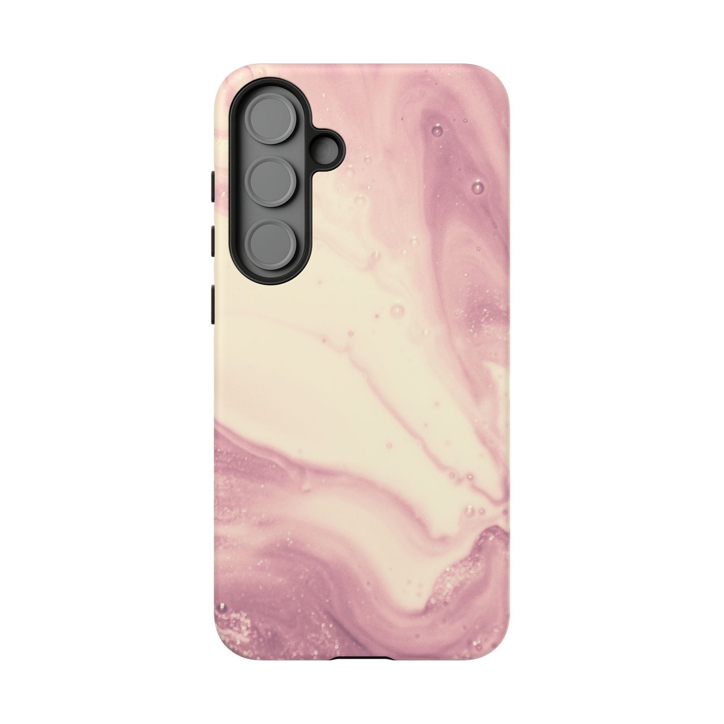Blush Marble Glow – Samsung Galaxy Case with Rose Gold Swirl Design - BOGO Cases