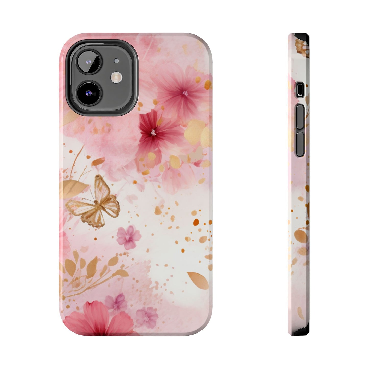 Blush Pink Floral Butterfly - iPhone Case - BOGO Cases