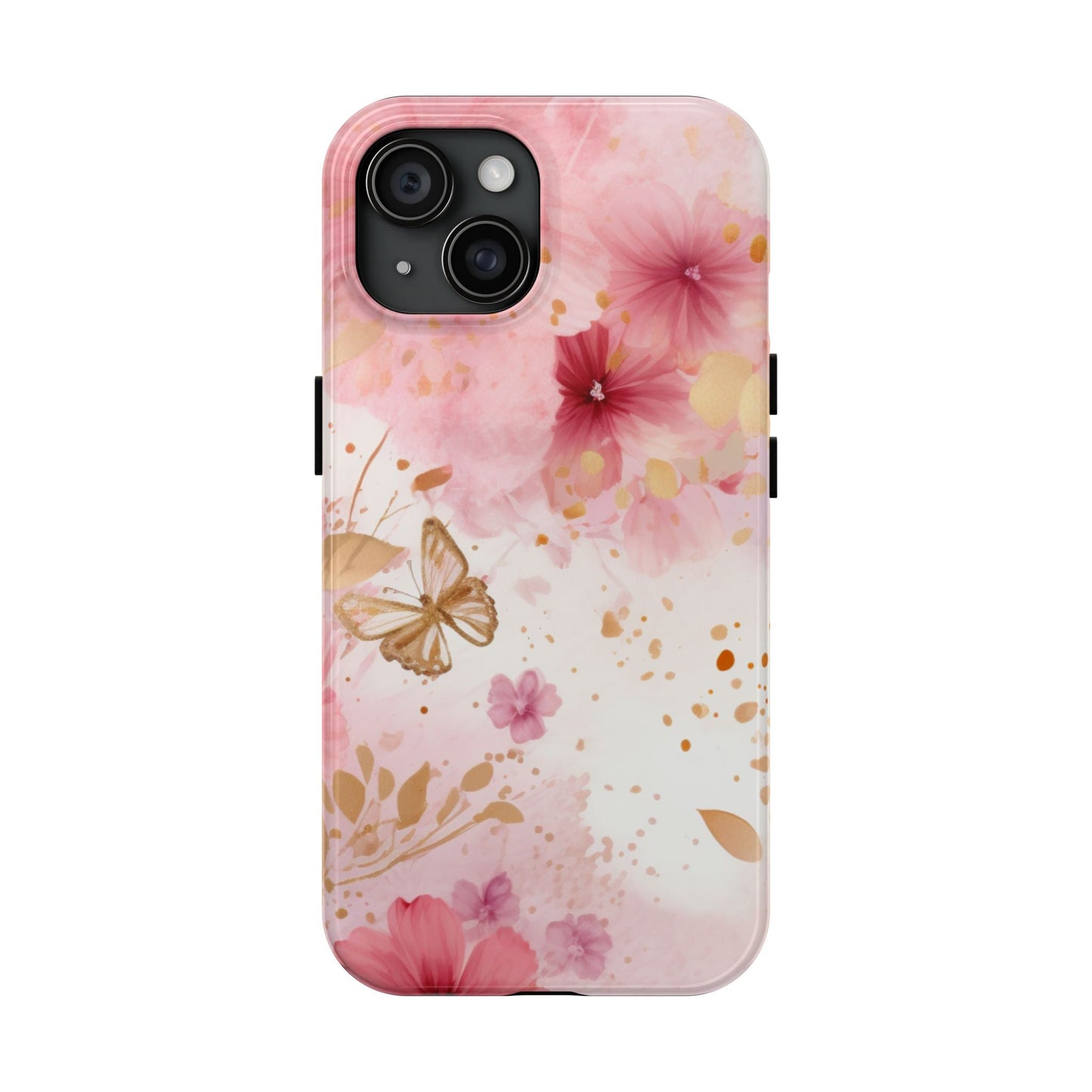 Blush Pink Floral Butterfly - iPhone Case - BOGO Cases