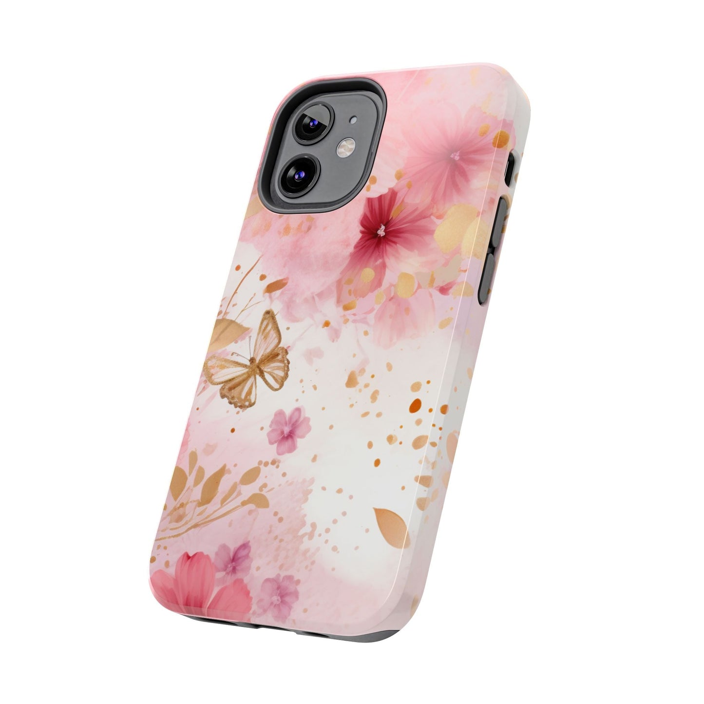 Blush Pink Floral Butterfly - iPhone Case - BOGO Cases