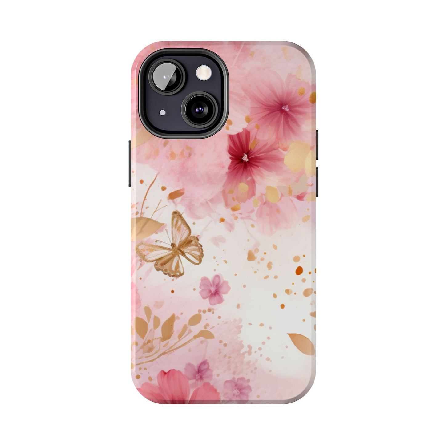 Blush Pink Floral Butterfly - iPhone Case - BOGO Cases