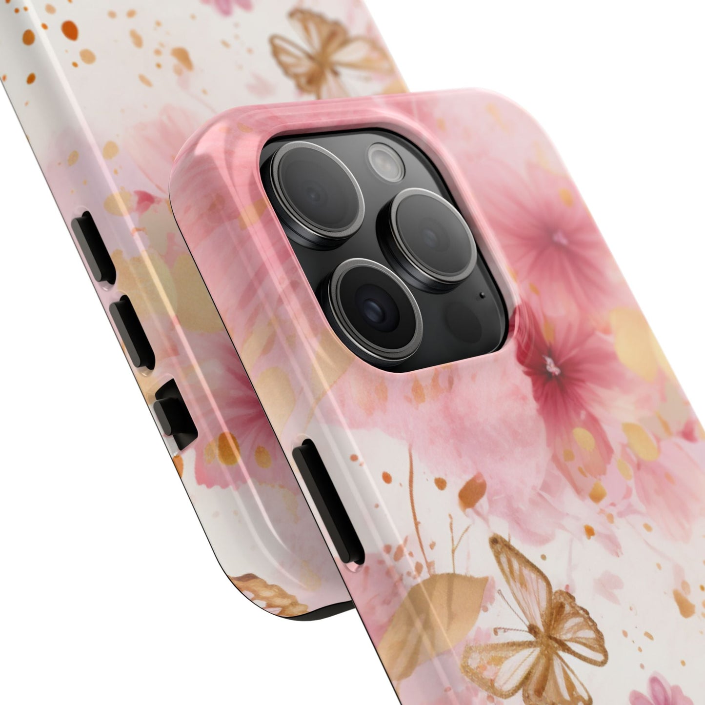 Blush Pink Floral Butterfly - iPhone Case - BOGO Cases