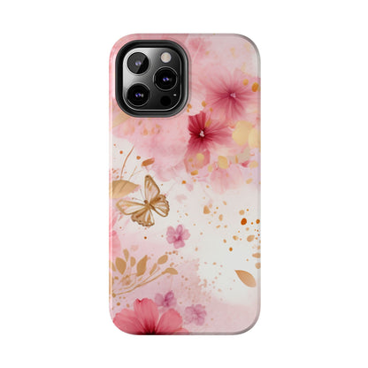 Blush Pink Floral Butterfly - iPhone Case - BOGO Cases