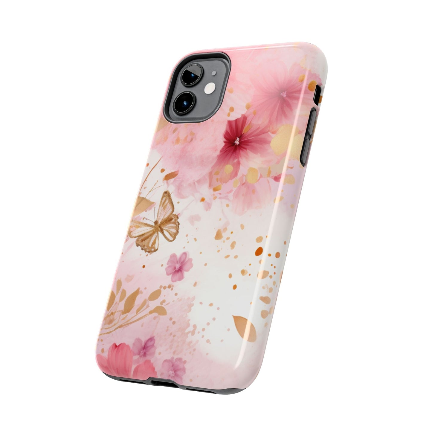 Blush Pink Floral Butterfly - iPhone Case - BOGO Cases