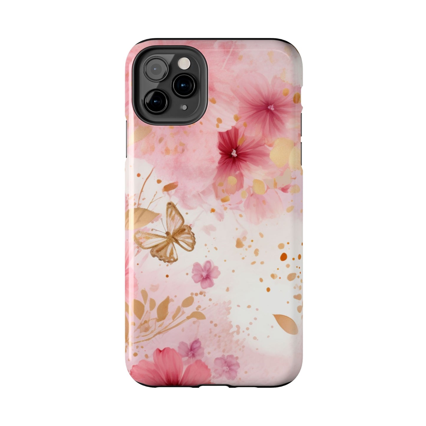 Blush Pink Floral Butterfly - iPhone Case - BOGO Cases