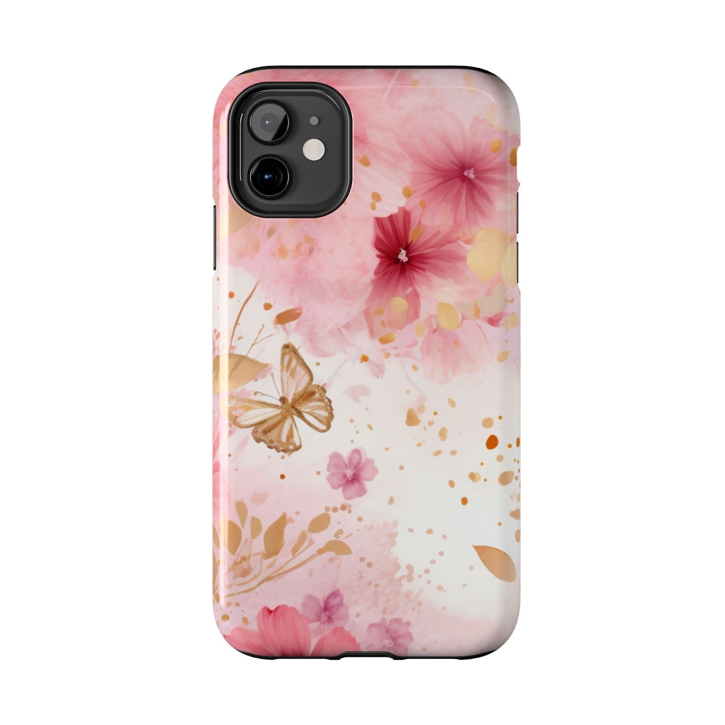 Blush Pink Floral Butterfly - iPhone Case - BOGO Cases