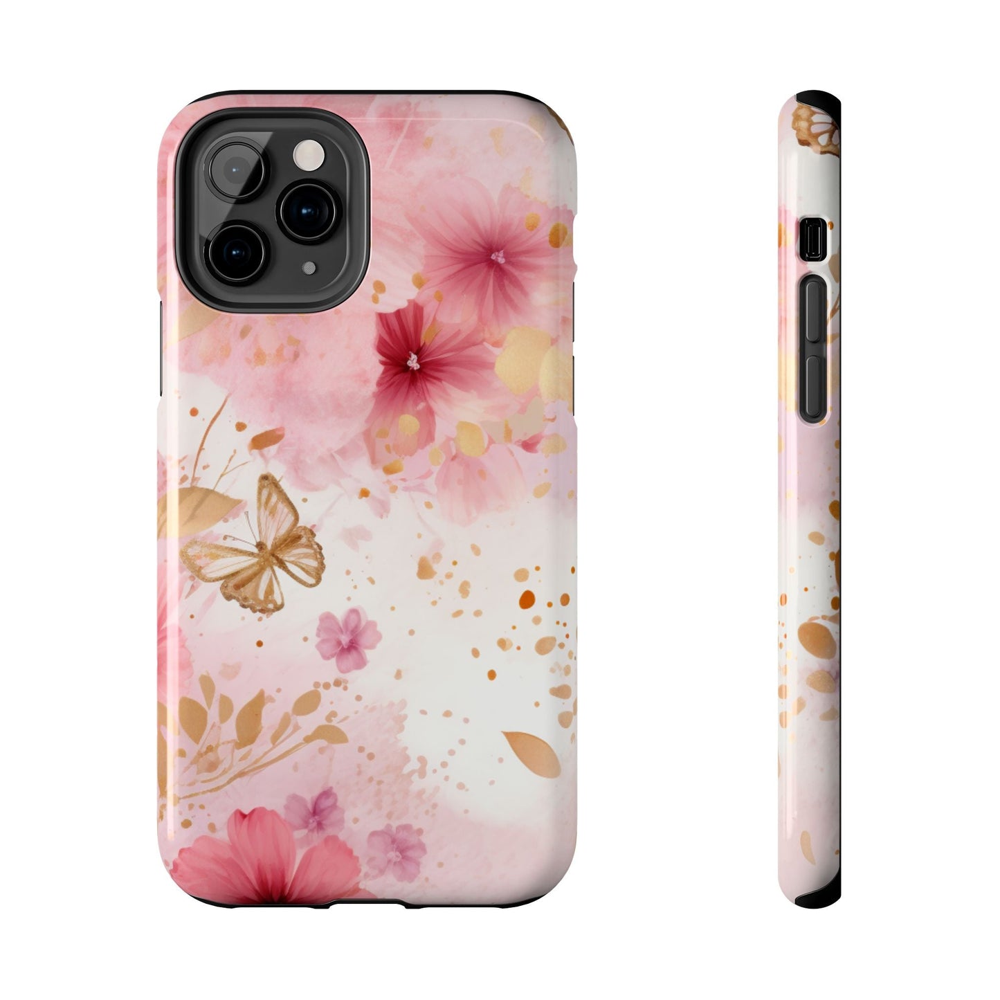 Blush Pink Floral Butterfly - iPhone Case - BOGO Cases