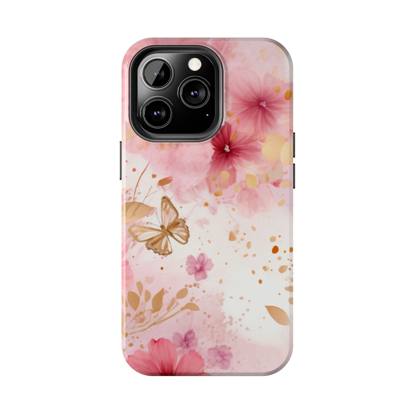 Blush Pink Floral Butterfly - iPhone Case - BOGO Cases
