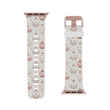  Blush Pink Holiday Ornaments Apple Watch Band - BOGO Cases