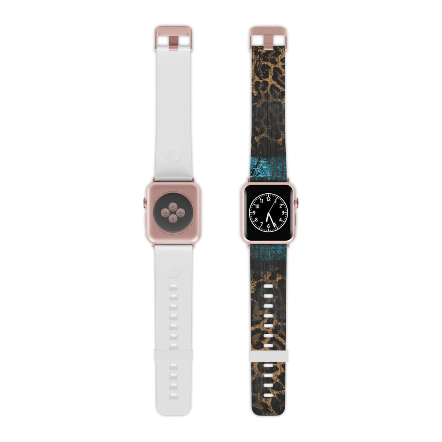  Boho Leopard and Turquoise Apple Watch Band - BOGO Cases
