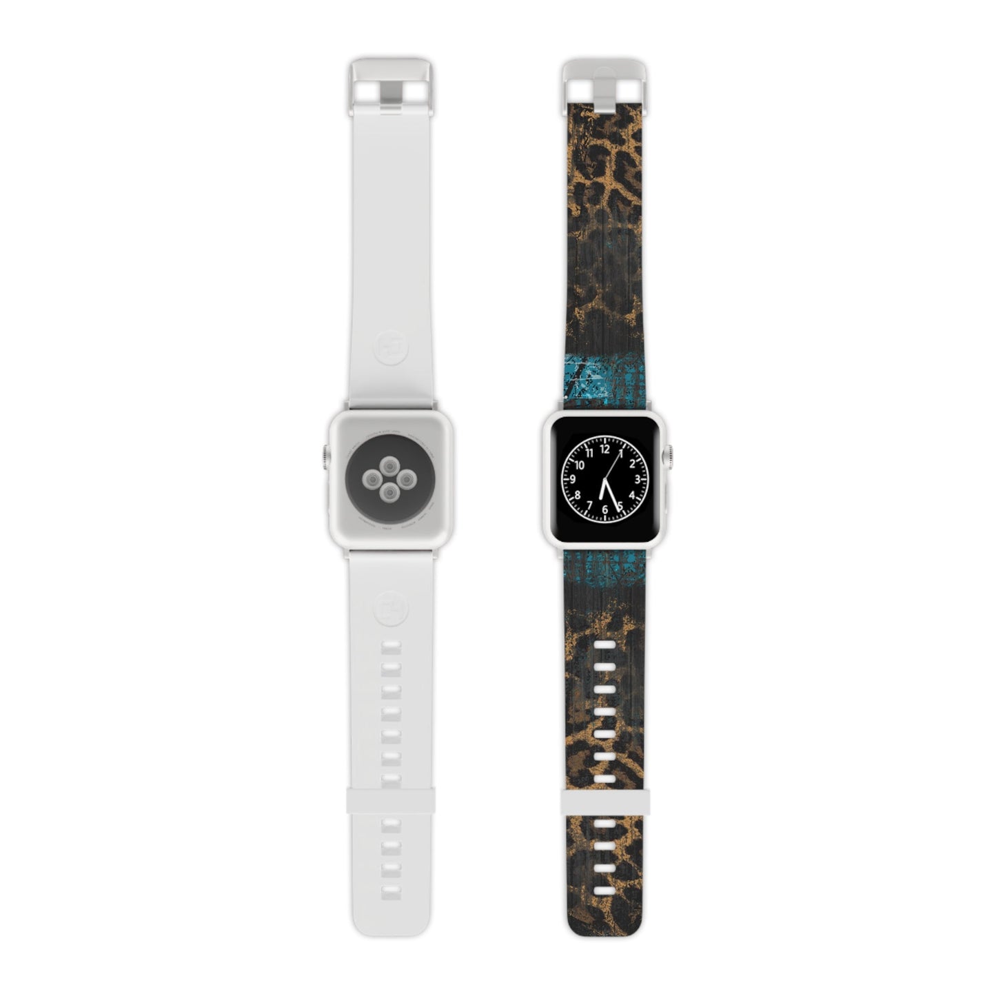  Boho Leopard and Turquoise Apple Watch Band - BOGO Cases