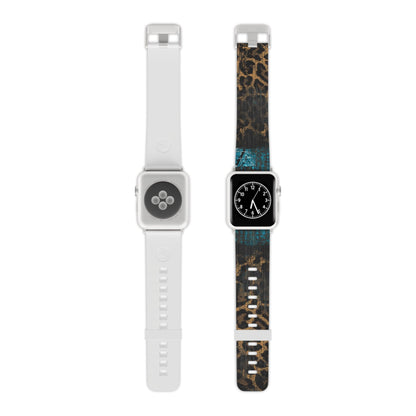  Boho Leopard and Turquoise Apple Watch Band - BOGO Cases
