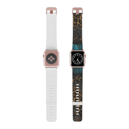  Boho Leopard and Turquoise Apple Watch Band - BOGO Cases