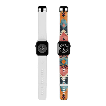 Bold Aztec Pattern Apple Watch Band | Vibrant Geometric Design - BOGO Cases