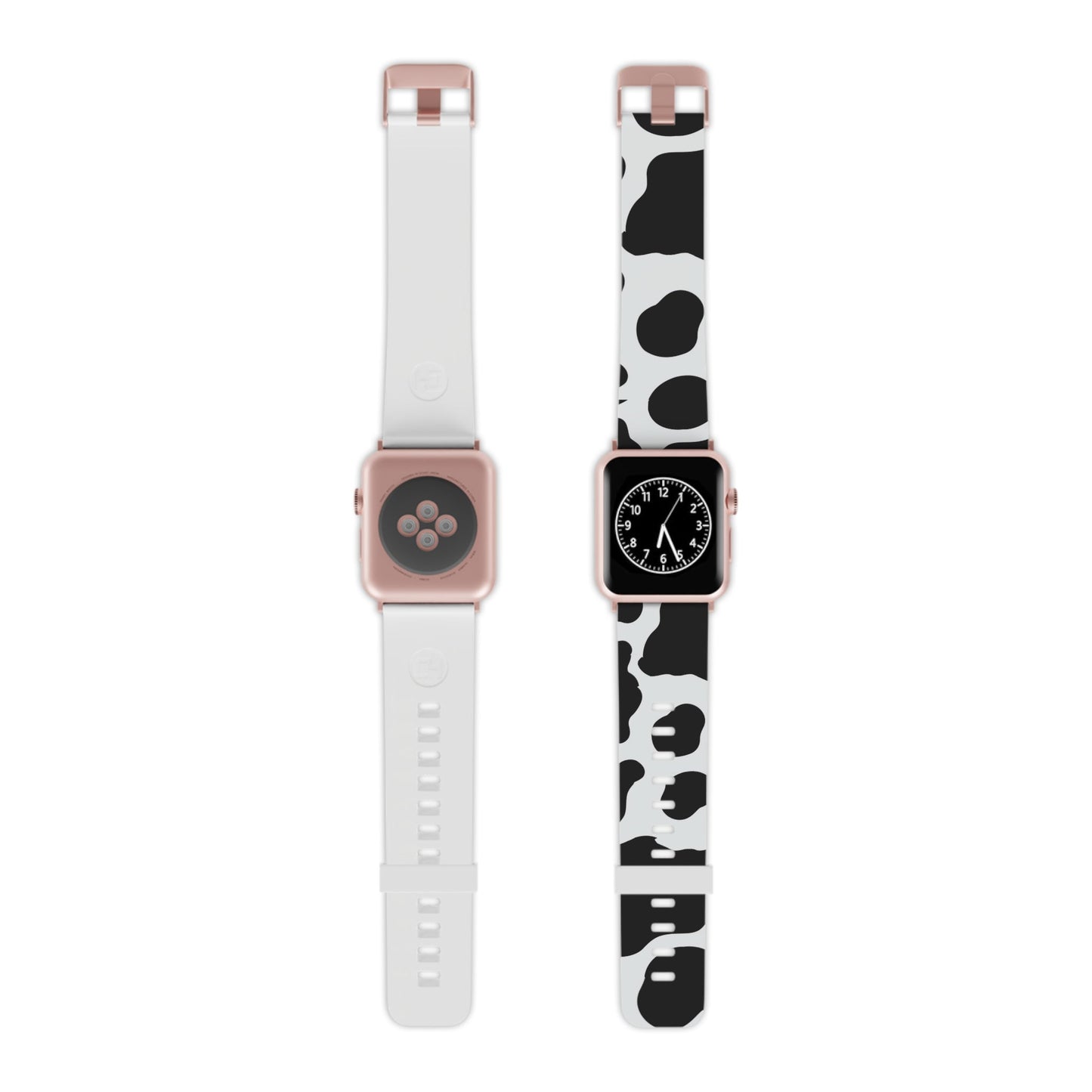  Bold Black and White Cow Apple Watch Band - BOGO Cases